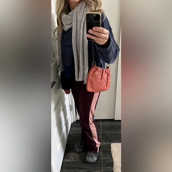 🆕 Free People Something Good leather shoulder bag in dusk coral - Picture 14 of 14